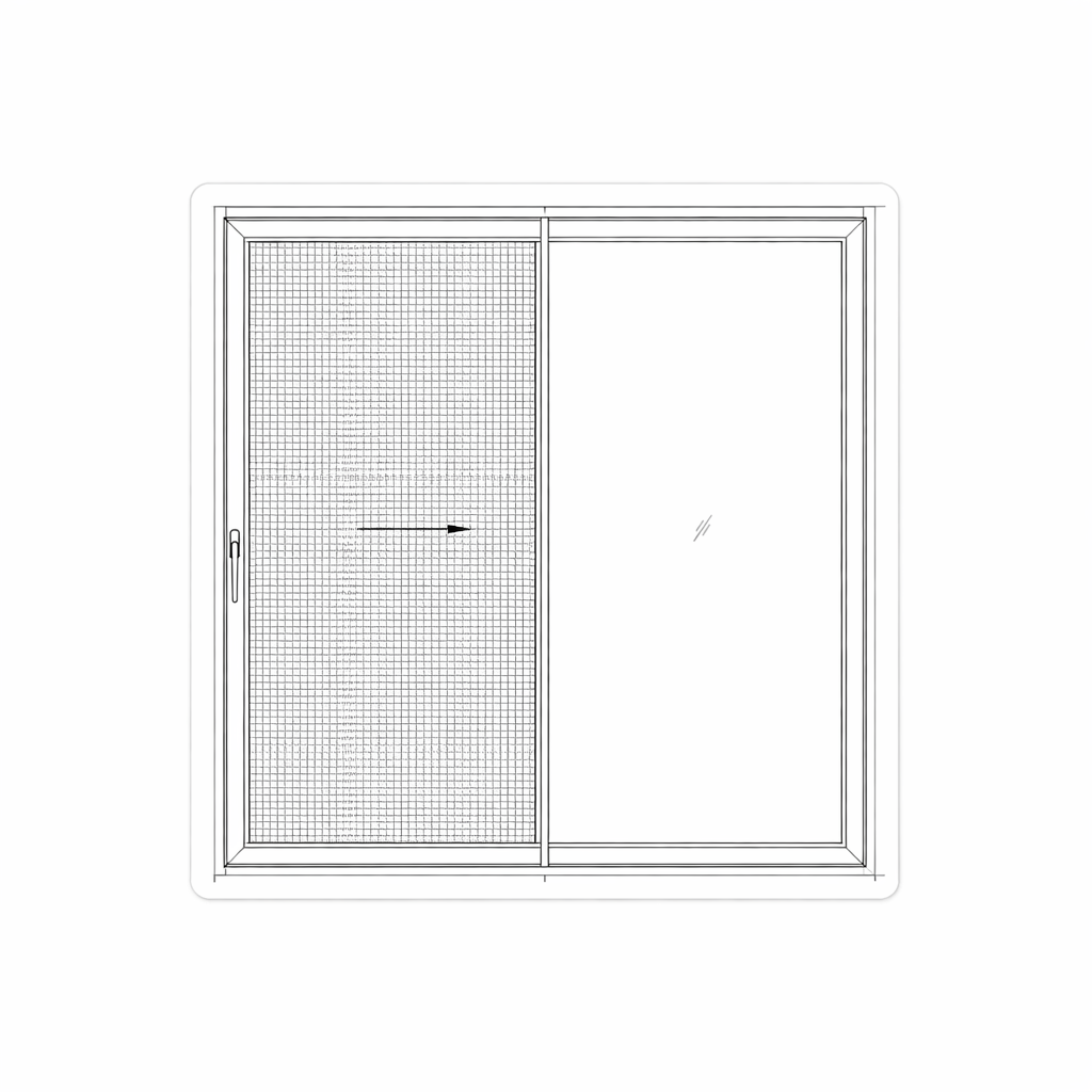Lift & Slide Door with screen — classic
